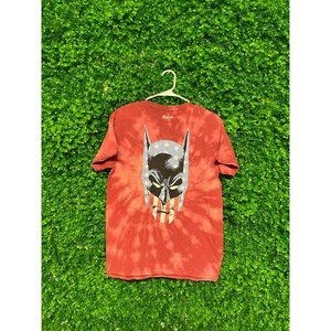 Vintage Acid Wash Batman American Flag T-shirt, Adult Mens Medium, Reworked